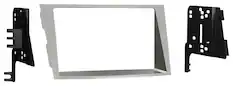 Front. Metra - Dash Kit for Select 2010-2014 Subaru Outback DDIN - Silver.