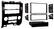 Front. Metra - Dash Kit for Select 2008-2012 Ford Escape - Black.