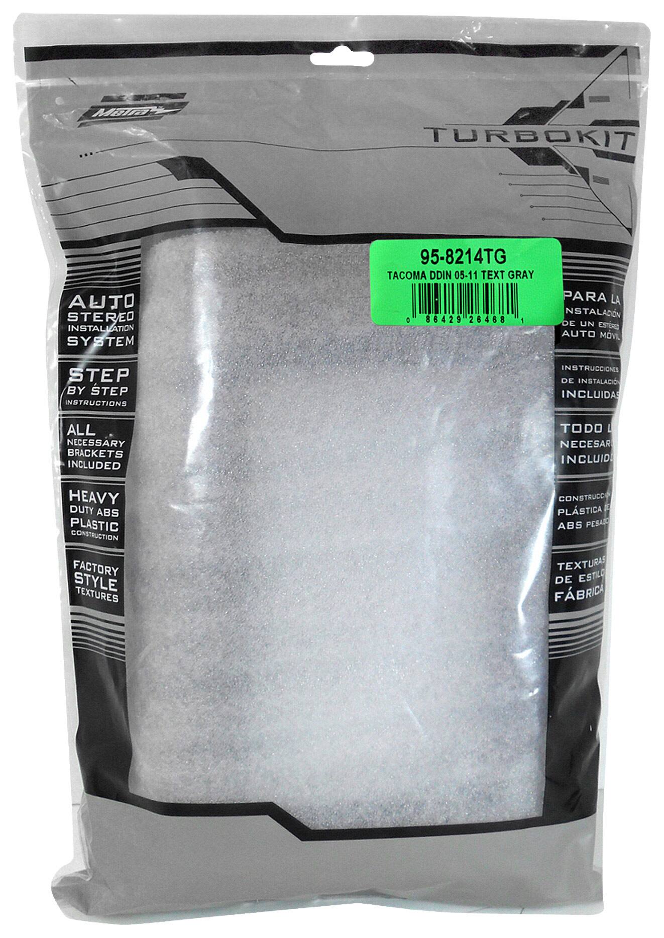 Alt View 11. Metra - Dash Kit for Select 2005-2011 Toyota Tacoma DDIN - Textured Gray.