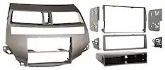 Front. Metra - Dash Kit for Select 2008-2012 Honda Accord Accord DIN DDIN - Taupe.