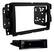 Front. Metra - Dash Kit for Select 2013-2018 Chevrolet GMC Traverse Acadia Enclave Traverse DIN - Black.