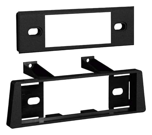 Front. Metra - Dash Kit for Select 1986-1993 Nissan Hardbody DIN - Black.