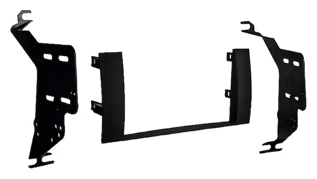 Front. Metra - Dash Kit for Select 2004-2009 Toyota Prius DDIN - Matte Black.