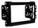 Front. Metra - Dash Kit for Select 2013-2023 Jeep 1500 Cherokee 1500 Classic DIN DDIN - Black.