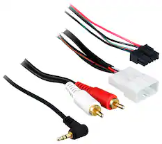 Front. Metra - Steering Wheel Control Add-On Harness with Aux-In for Select 2002-2015 Toyota, Lexus, Scion - Multi.