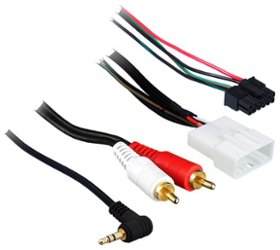 Metra - Turbo Wire SWC Harness with RCAs for Most 2003-2010 Toyota Vehicles - Multicolor - Front_Zoom