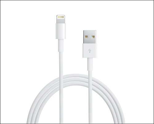 Front Zoom. Apple - 6.6' USB Type A-to-Lightning Charging Cable - White.