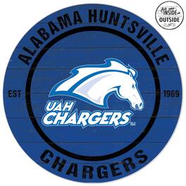 Jardine - UAH Chargers 20'' x 20'' Indoor/Outdoor Team Color Circle Sign - Blue