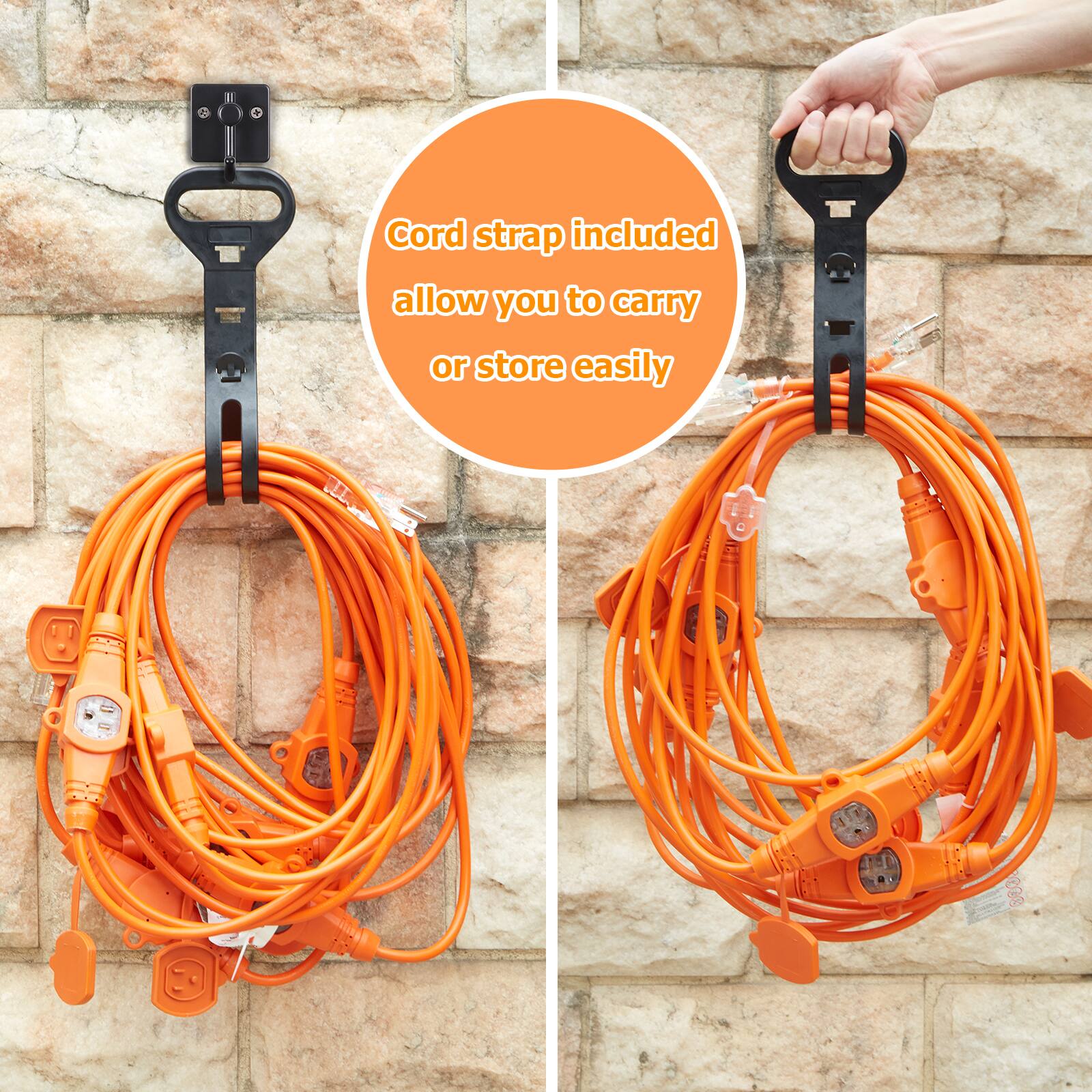 Cord strap included allow you to carry or store easily