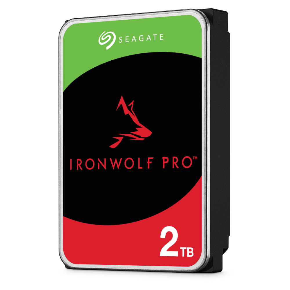 Seagate IronWolf Pro 2TB NAS Internal Hard Drive with Rescue Data