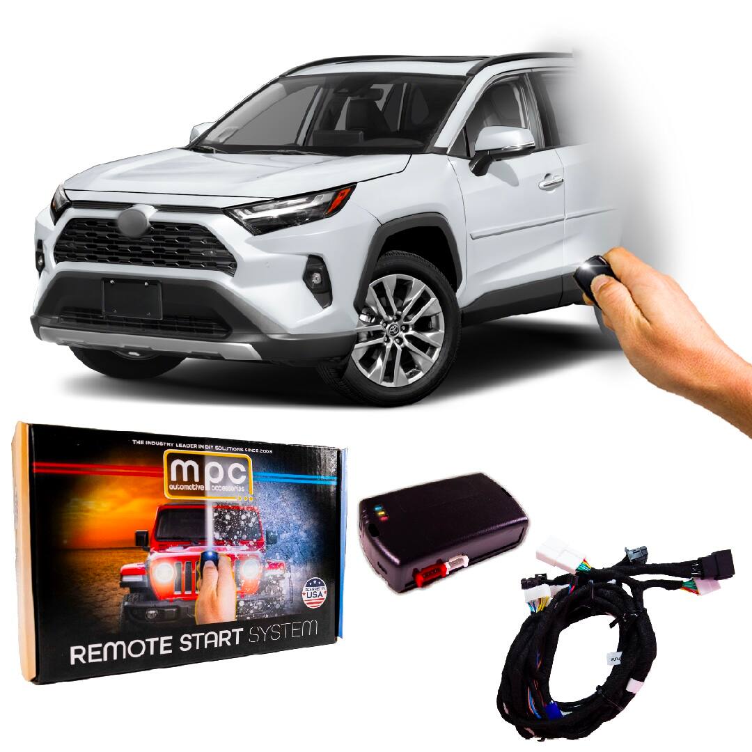 MPC - Remote Start Kit For 2022-2024 Toyota RAV4 || Semi Plug and Play || Lock 3X to Start - Black