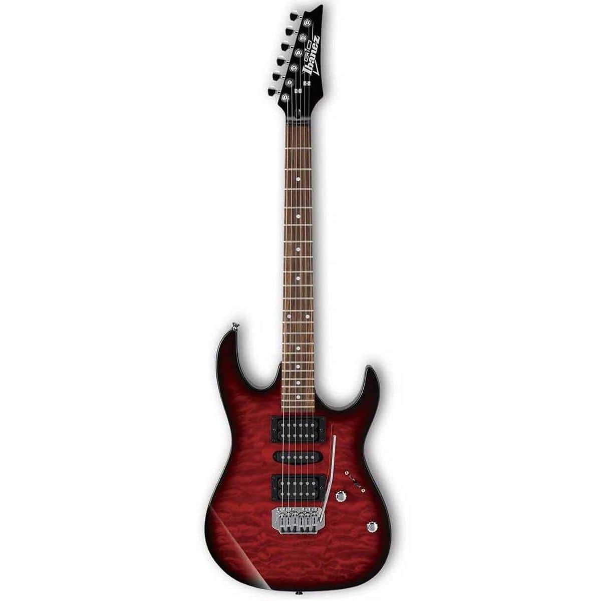Ibanez - GIO Series GRX70QA Electric Guitar, Rosewood Fretboard, Transparent Red Burst price history on PriceWatchPro