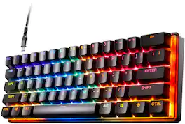 SteelSeries - Apex Pro Mini 60% V2 Wired Mechanical OmniPoint Adjustable HyperMagnetic Gaming Keyboard with Rapid Tap - Black