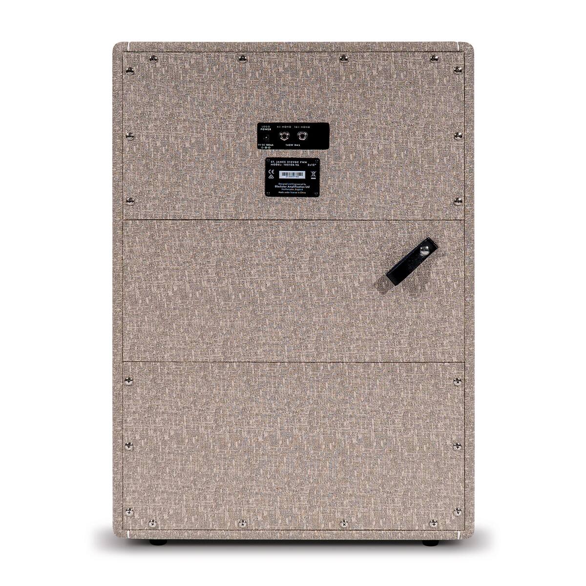 Alt View 3. Blackstar - Blackstar St. James 212VOC Vertical 140W 2x12" Speaker Cabinet, Fawn.