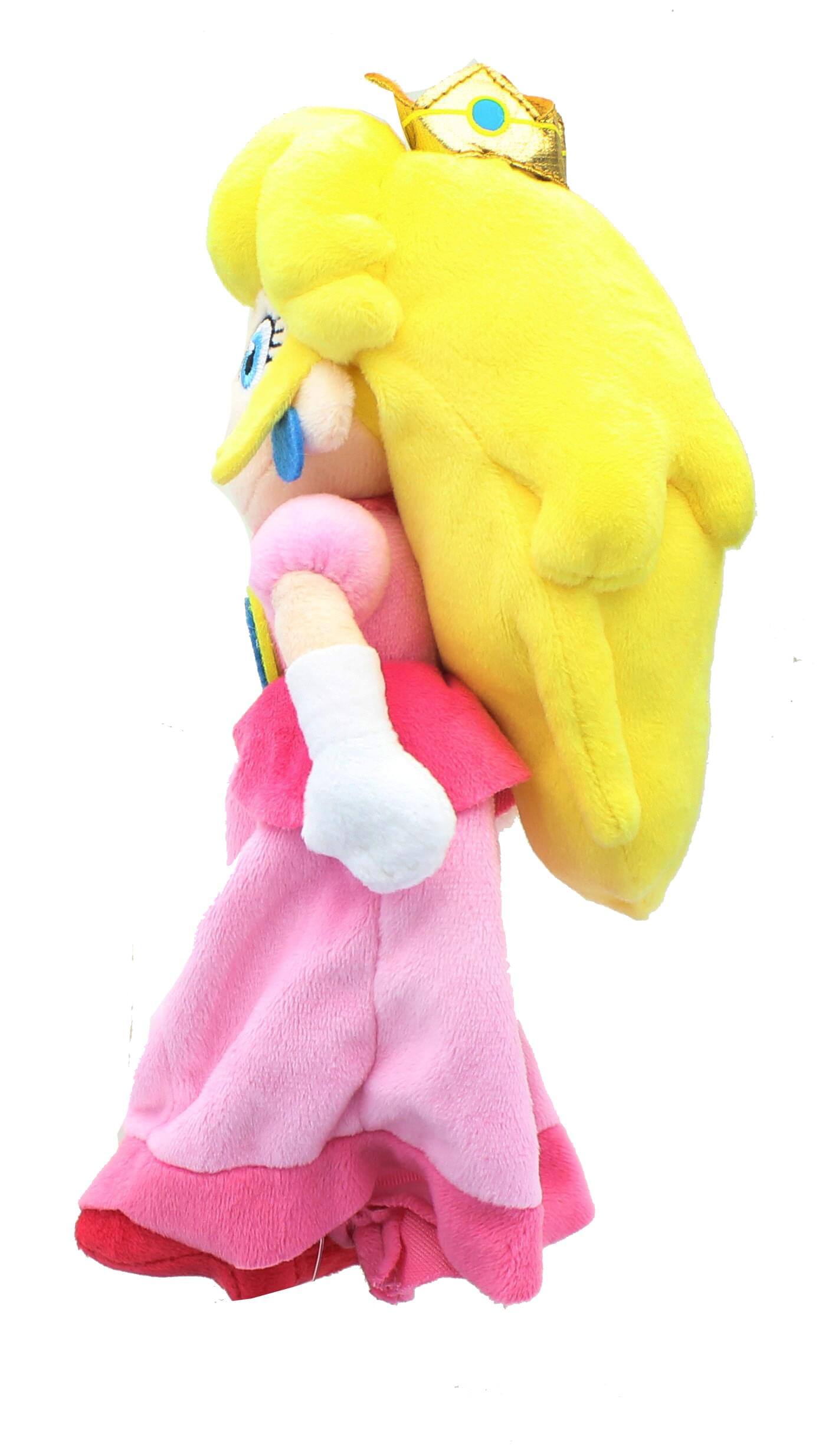 Alt View 1. Little Buddy - Super Mario All Star Collection 10 Inch Plush | Princess Peach - Pink.