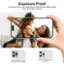 Exposure Proof Camera lens film with night circle, maintains the original pixels even with the flash turned on. High-definition, does not affect the shooting. Blurred, affecting the shooting.
