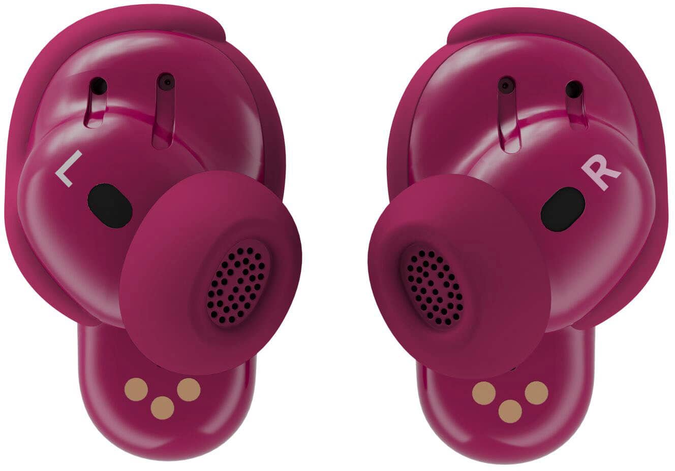 Back. Bose - QuietComfort Ultra (2nd Gen) True Wireless Noise Cancelling In-Ear Earbuds - Deep Plum.