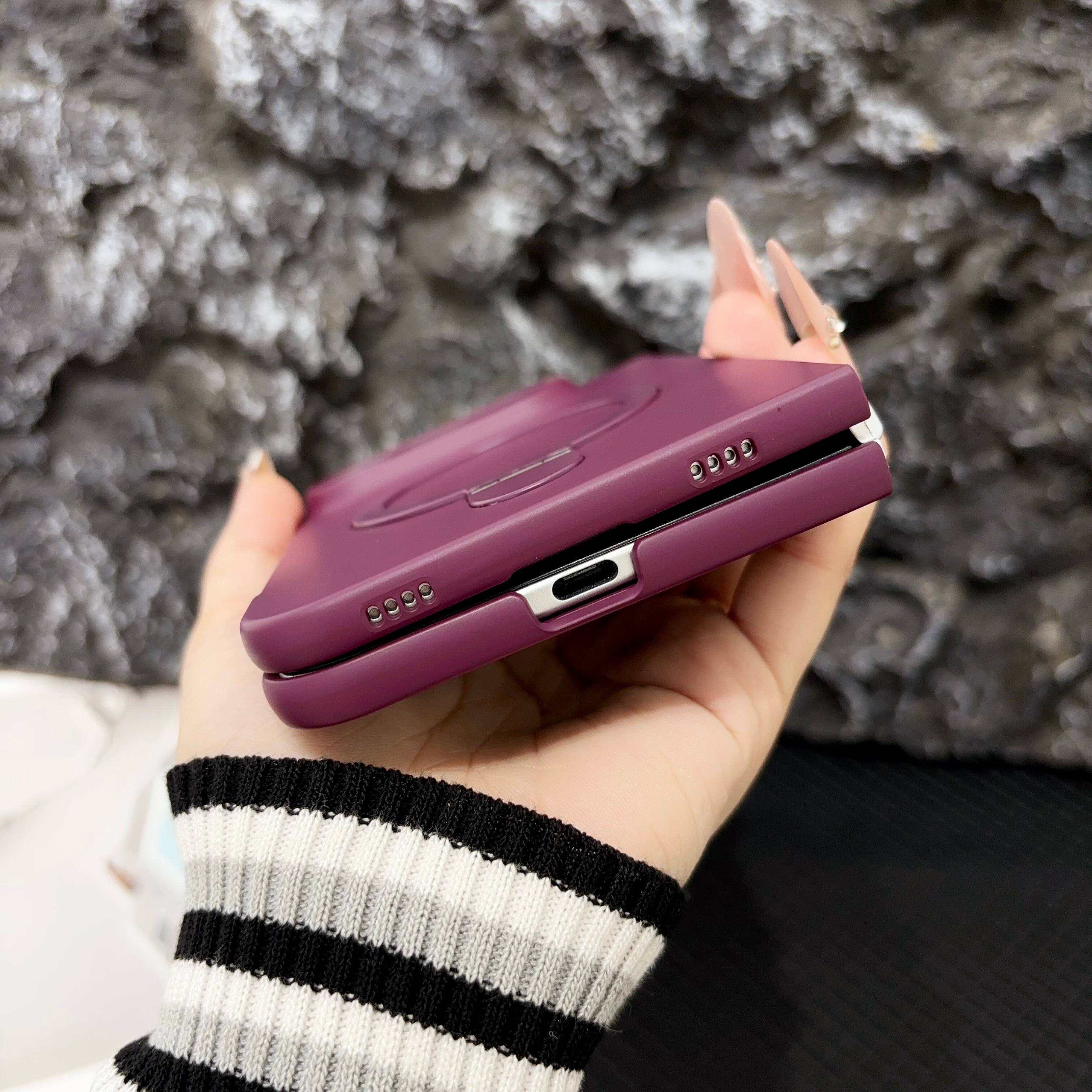 Alt View 4. UUCOVER - Magnetic Kickstand Case for Apple iPhone Duo, Rotating Ring Holder Compatible with MagSafe, Shockproof Slim Matte Cover - Black.