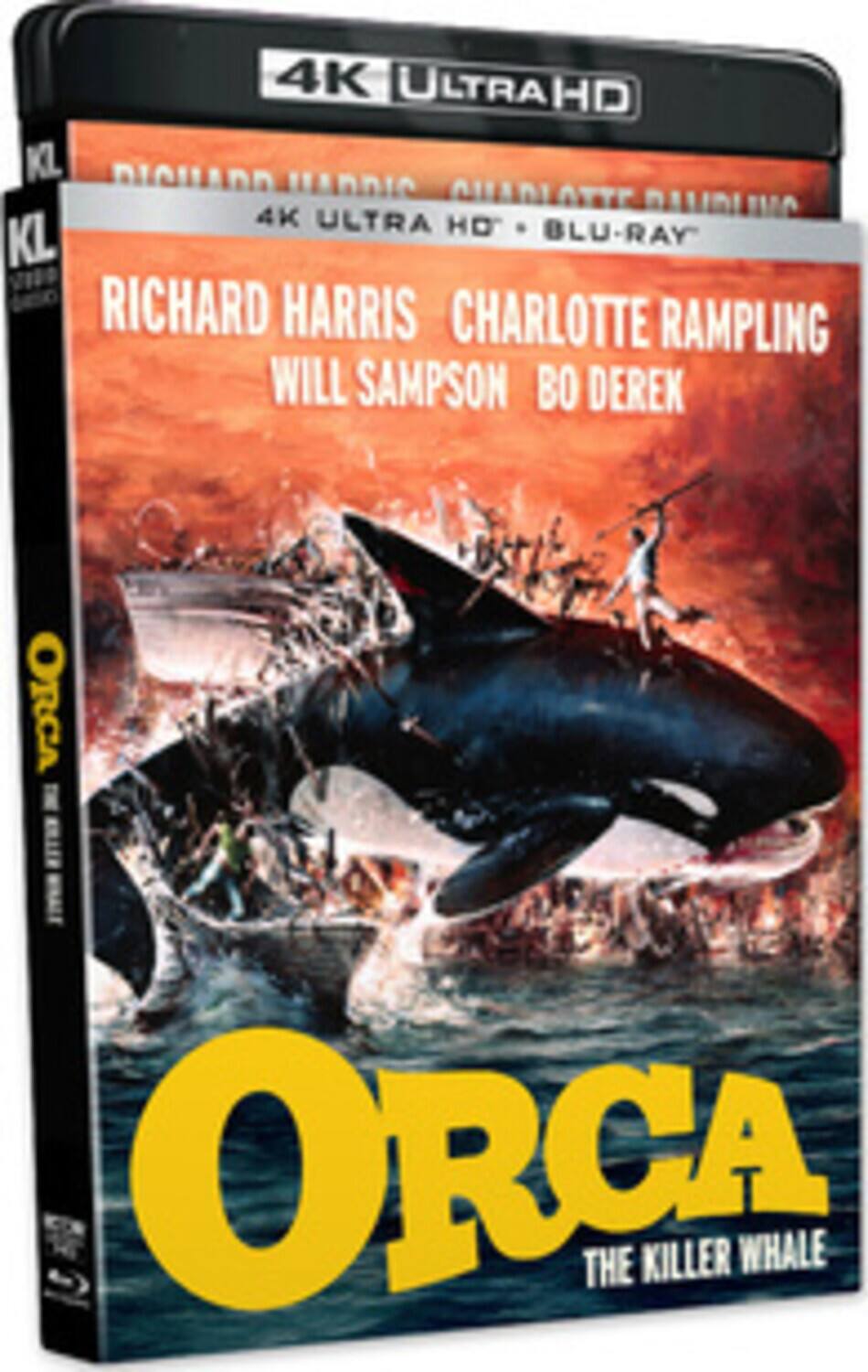 Front. Orca, The Killer Whale   - 4K Blu-Ray.