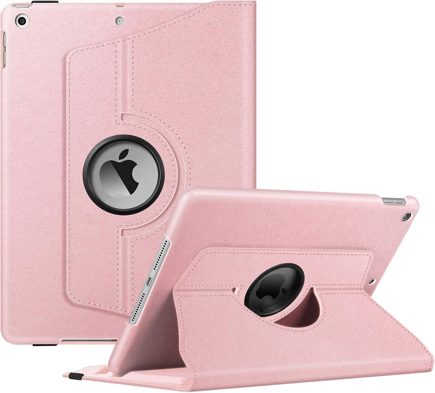 Fintie - 360° Rotating Case for iPad 9th / 8th / 7th Generation 10.2 Inch | Shockproof Cover with Pencil Holder Auto Wake/Sleep - Rose Gold price history on PriceWatchPro