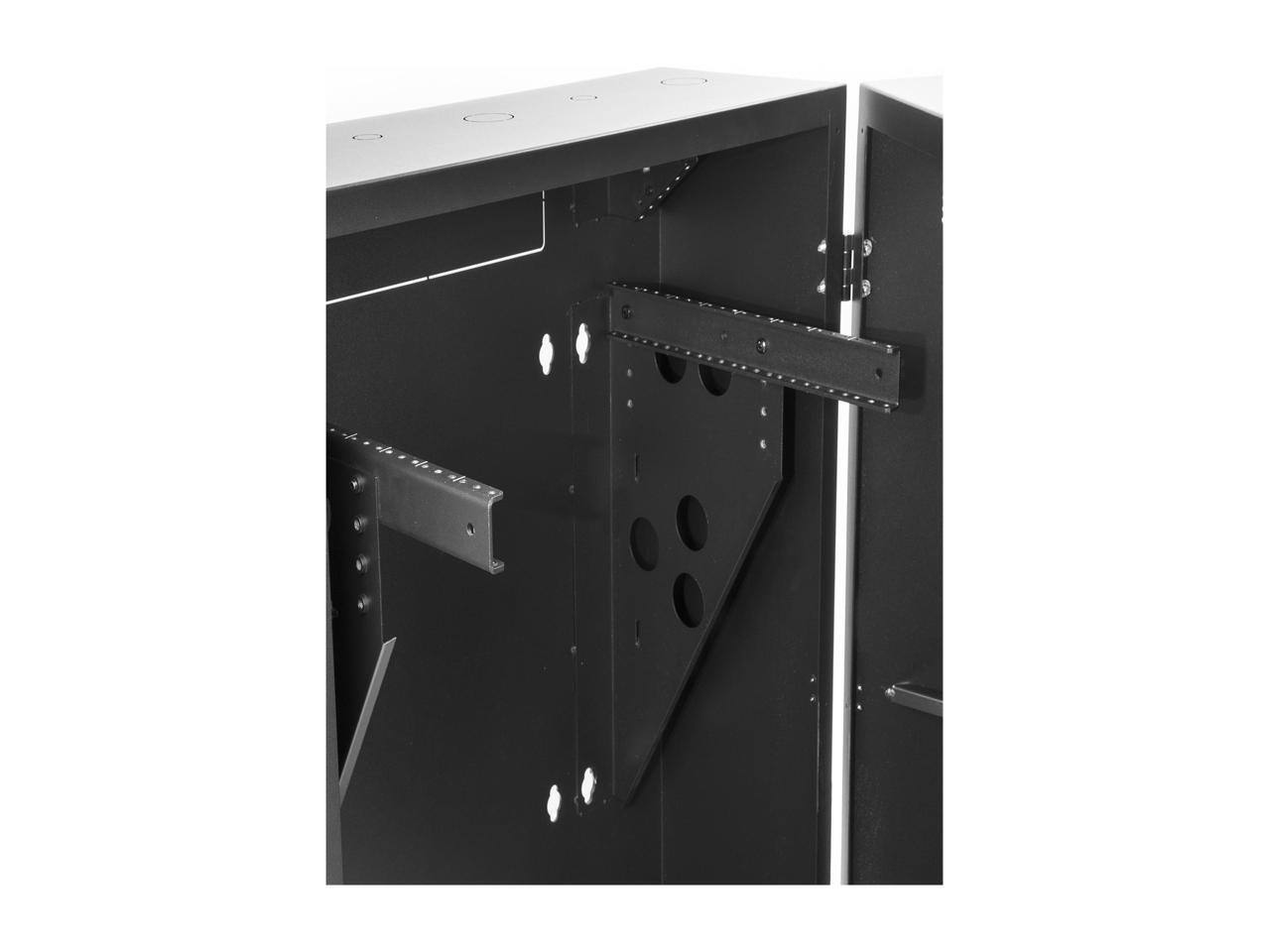 Alt View 4. StarTech.com - StarTech RK830WALVS 8U Vertical Server Cabinet - Wall Mount Network Cabinet - 30 in. Depth - Black.