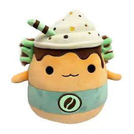 Kellytoy - Squishmallows 8 Inch Plush | Nakobe The Latte Axolotl - Tan