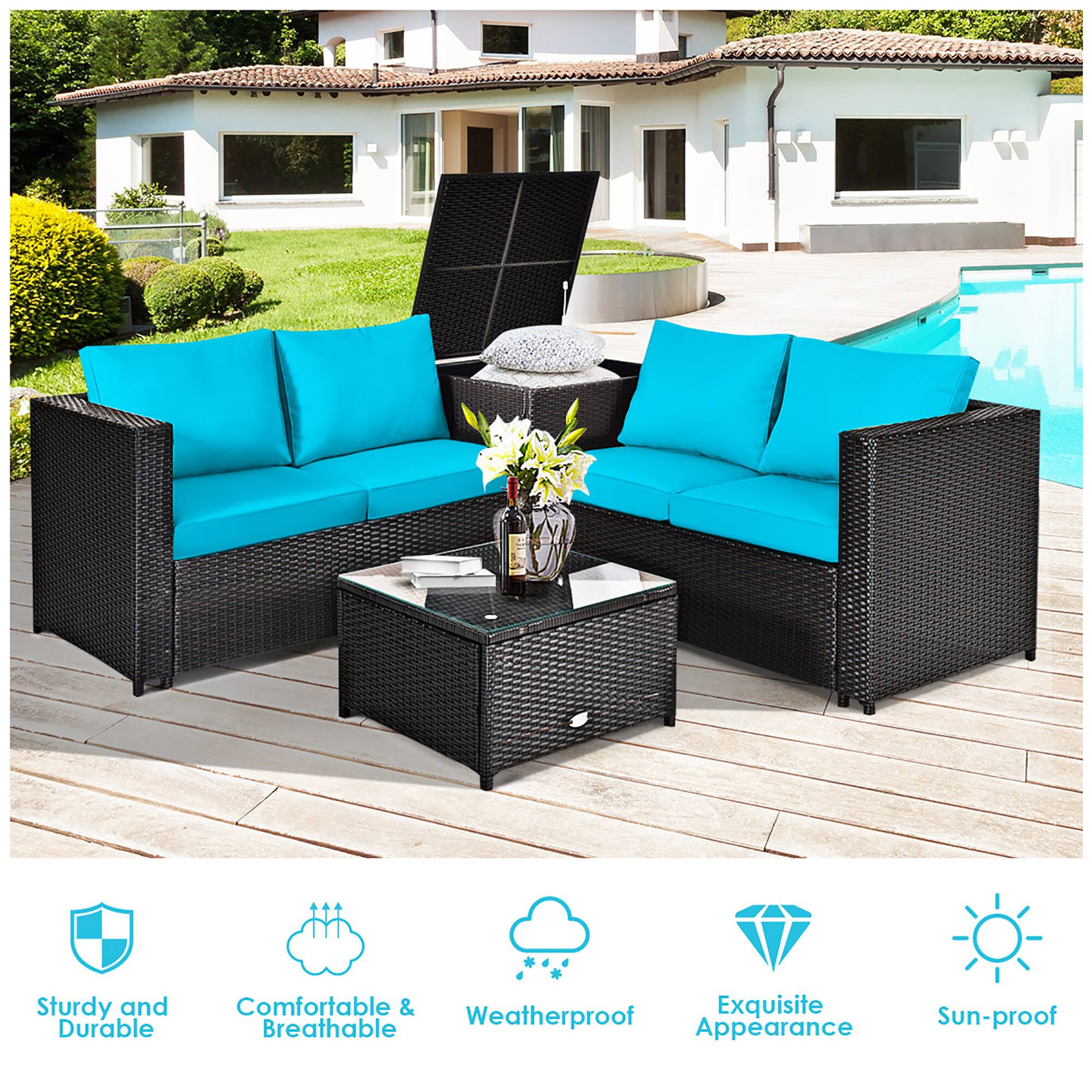 Sturdy and Durable, Comfortable & Breathable, Weatherproof, Exquisite Appearance, Sun-proof