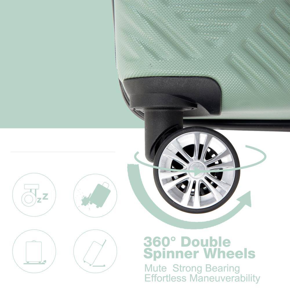 360° Double Spinner Wheels  
Mute Strong Bearing  
Effortless Maneuverability