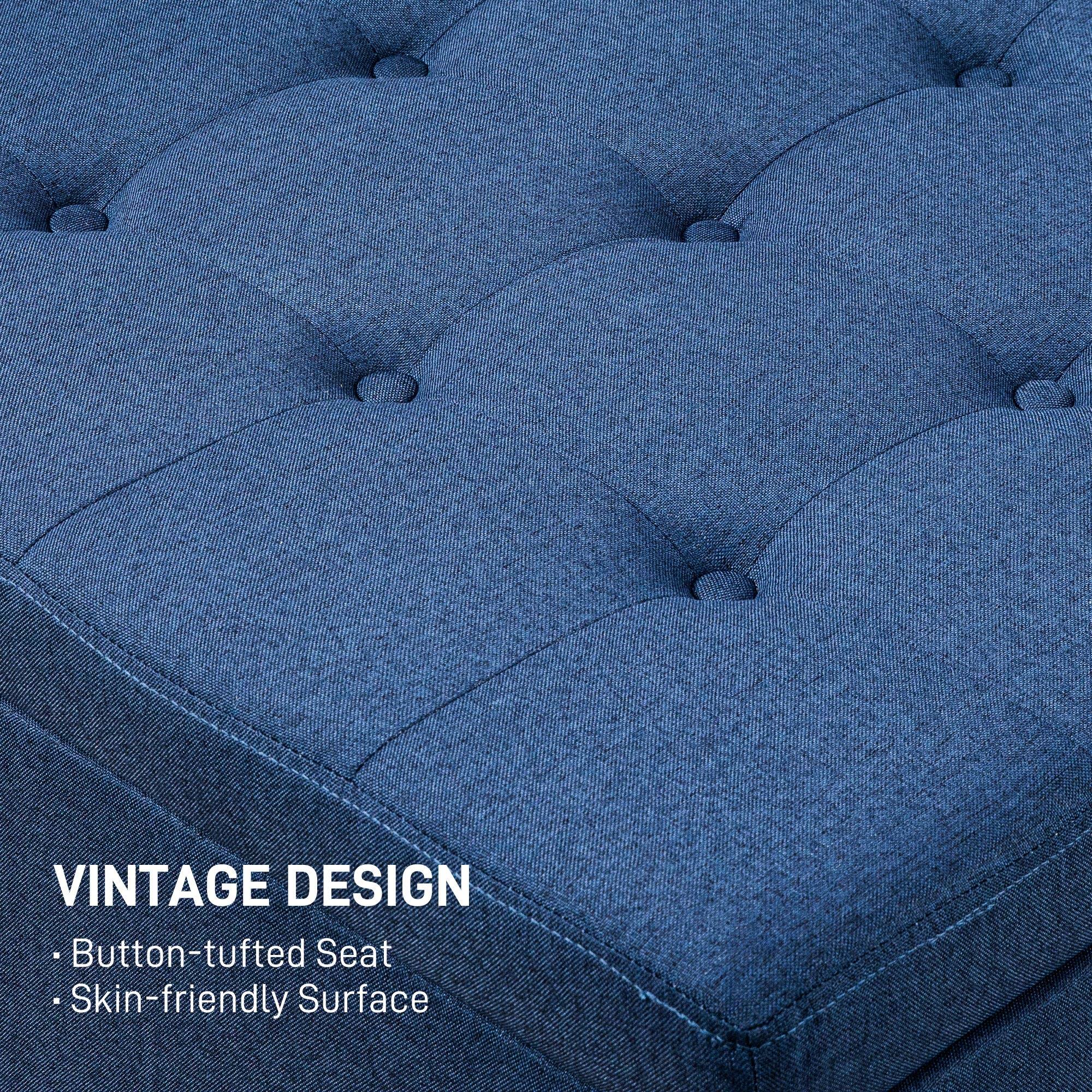 VINTAGE DESIGN
- Button-tufted Seat
- Skin-friendly Surface