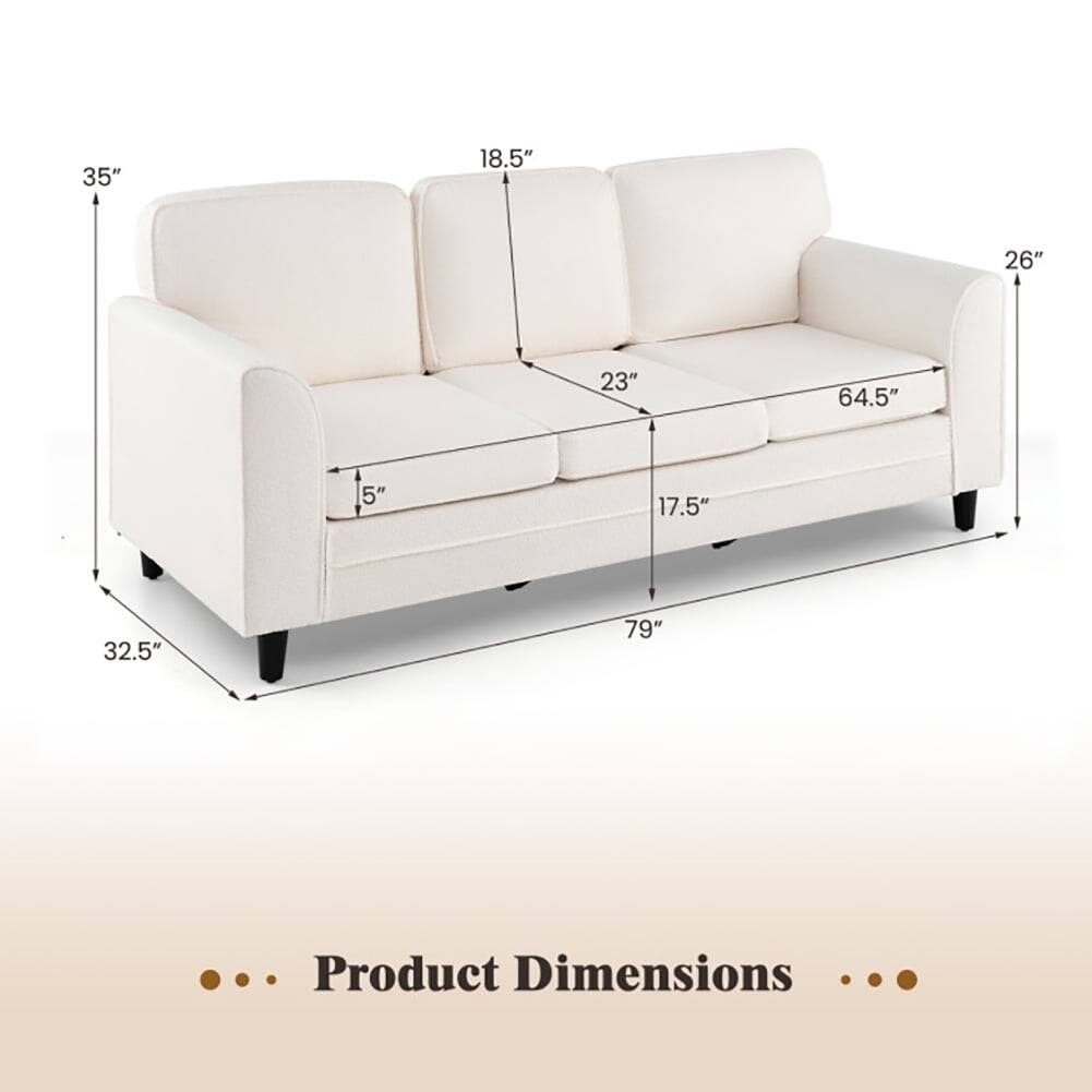 35" 18.5" 26" 23" 64.5" 5" 17.5" 32.5" 79" Product Dimensions