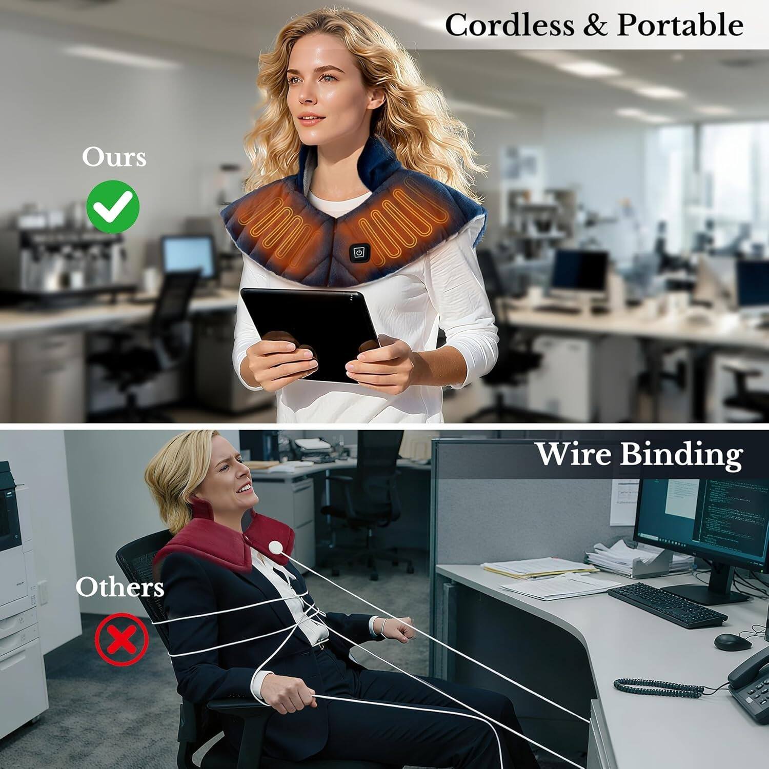 Cordless & Portable

Ours

Wire Binding

Others