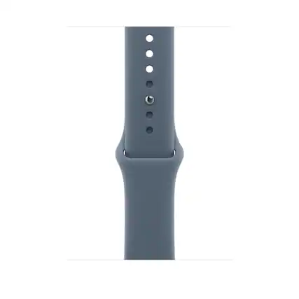 Front. Apple - 46mm Sport Band - M/L - Anchor Blue.
