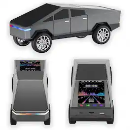 Luckbyte - Pickup Truck Shaped Bluetooth Speaker with LED Lights FM Radio TWS Pairing Hands-Free Calling