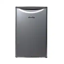 Danby - 4.4 cu. ft. Contemporary Classic Compact Fridge - Iridium Silver Steel
