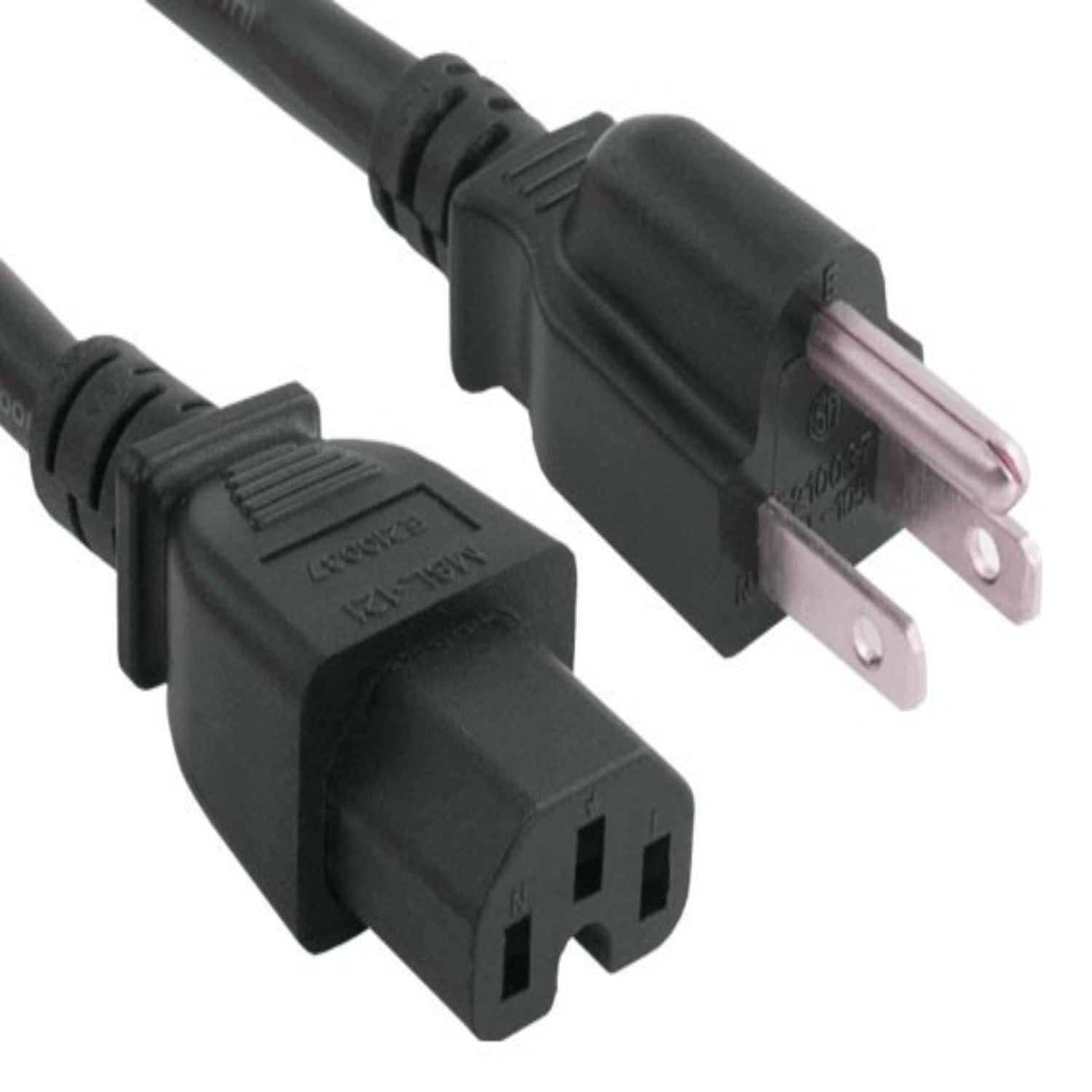 Sanoxy - Cables and Adapters; 6ft 14 AWG 15A 125V Power Cord (NEMA 5-15P to IEC320 C15) - Black price history on PriceWatchPro