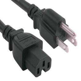 Sanoxy - Cables and Adapters; 6ft 14 AWG 15A 125V Power Cord (NEMA 5-15P to IEC320 C15) - Black