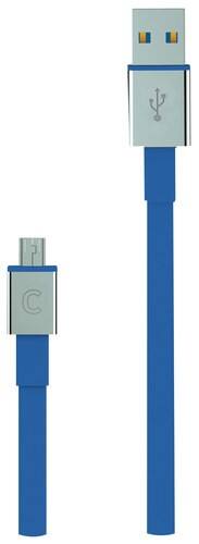 Front Standard. Candywirez - VRS 3 Micro USB-to-USB Connector - Blue.
