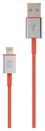 Front Standard. Candywirez - VRS 3 5' Lightning-to-USB Connector - Orange.
