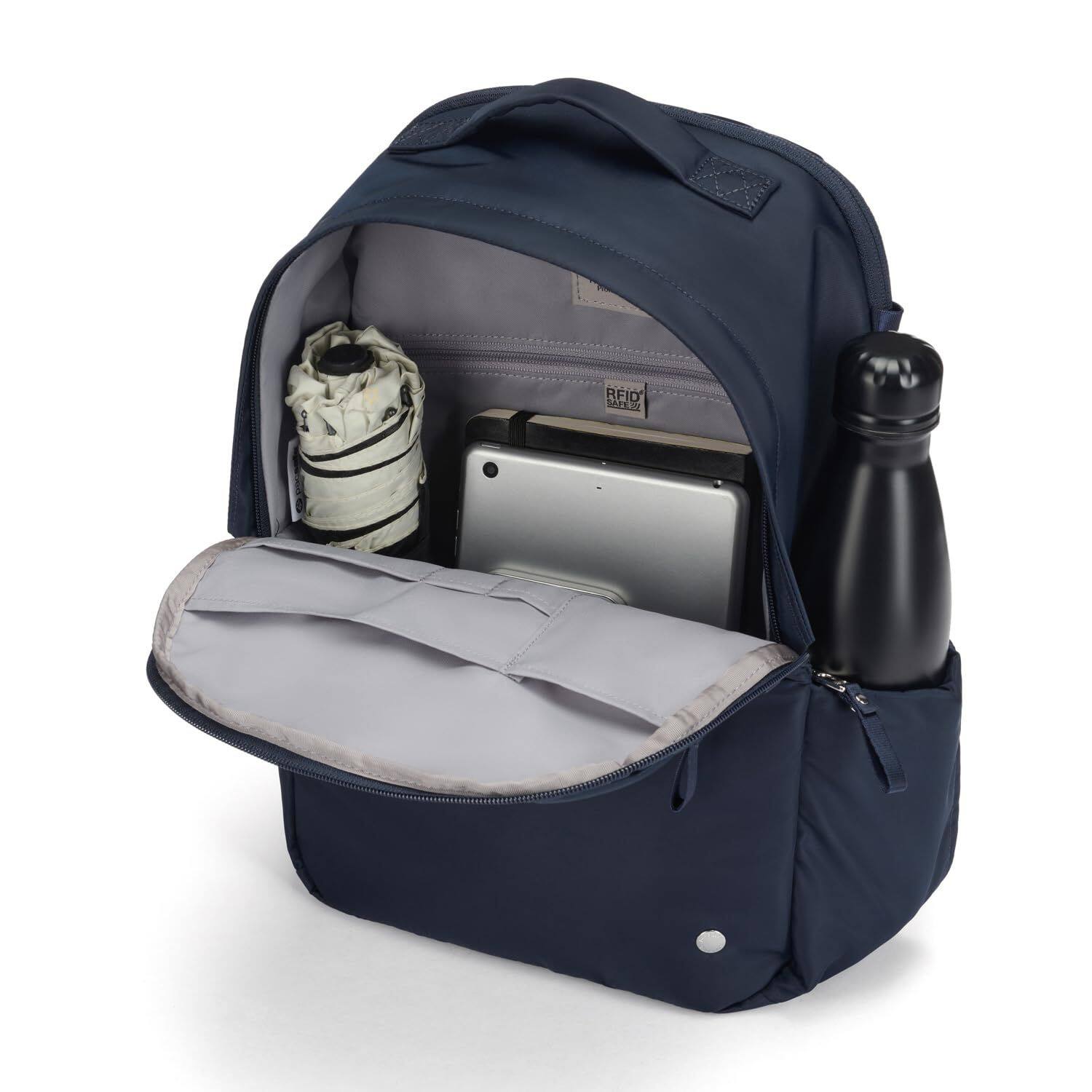 Alt View 1. Pacsafe - W 10L Backpack, Navy - Navy.