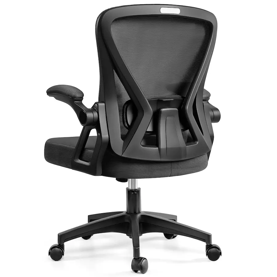 Kerdom KERDOM Mid Back Ergonomic Office Chair with Adjustable Lumbar Support ...