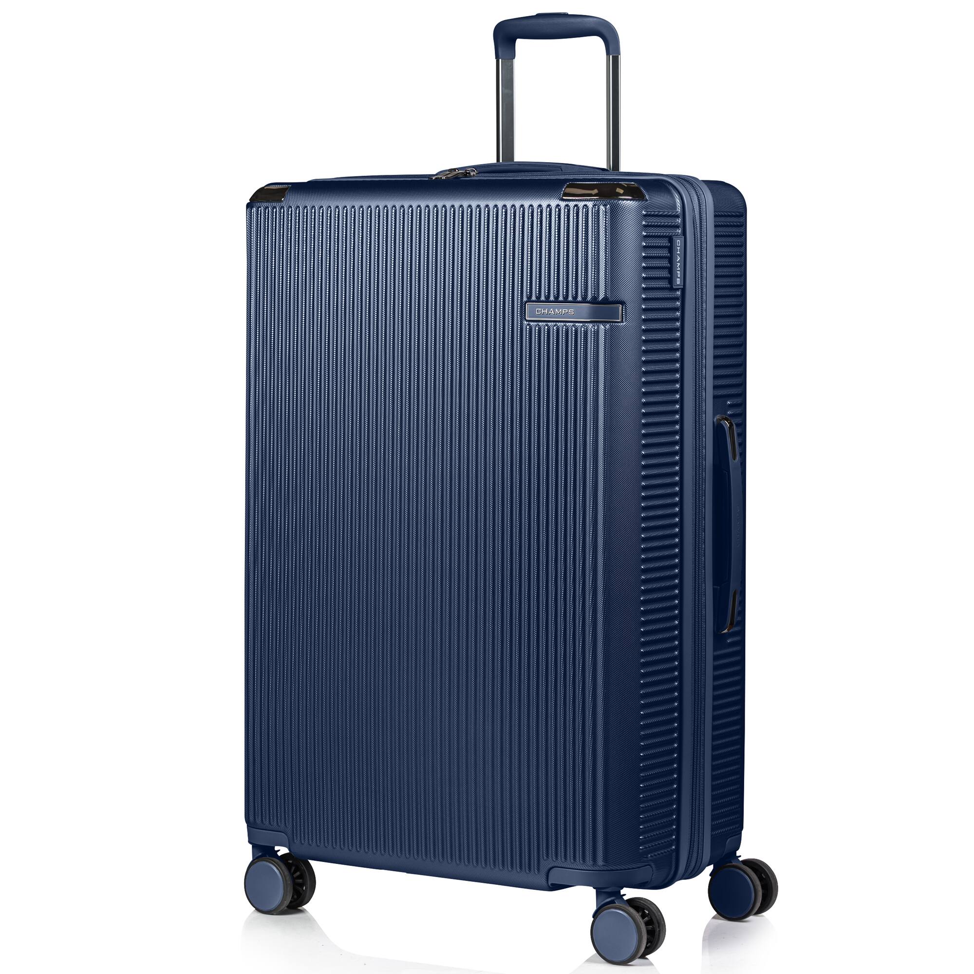 Angle. Champs - Legacy 3-Piece Luggage Set - Navy.