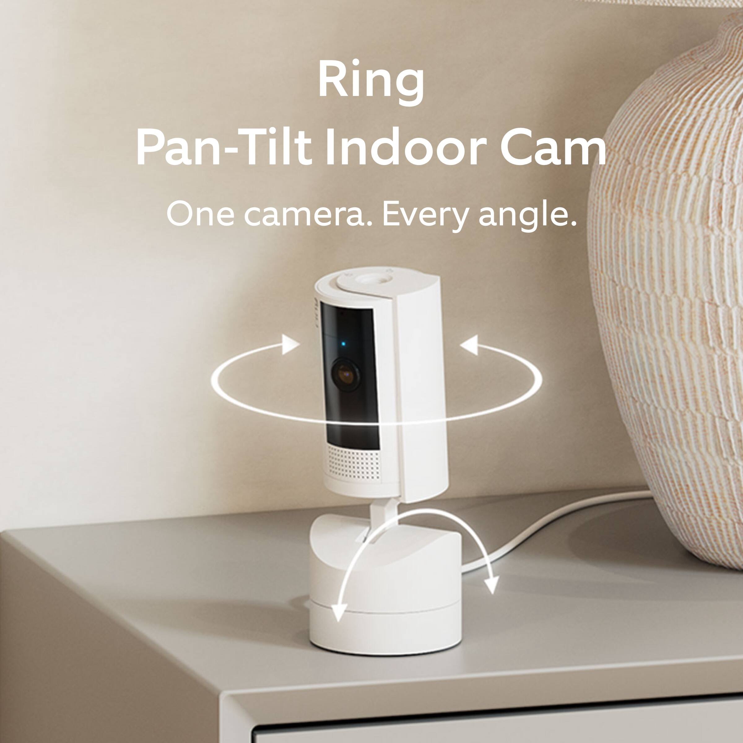 Ring Pan-Tilt Indoor Cam: One camera. Every angle.