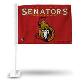 Rico Industries - Ottawa Senators NHL 11X14 Window Mount 2-Sided Car Flag - Multi