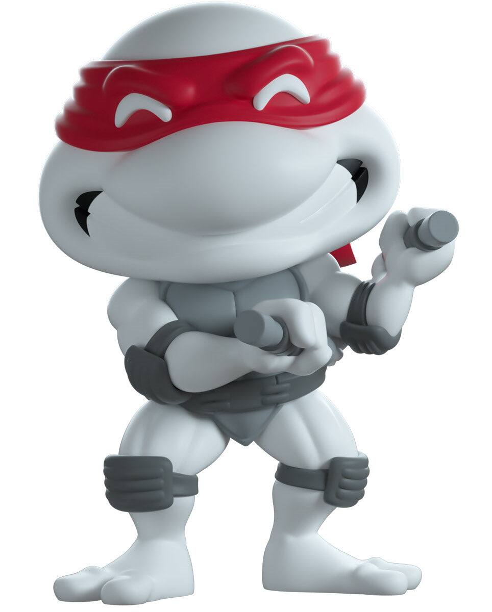 Alt View 1. Youtooz - TMNT: Michelangelo Black & White Vinyl Figure #13 Shopverse Exclusive.