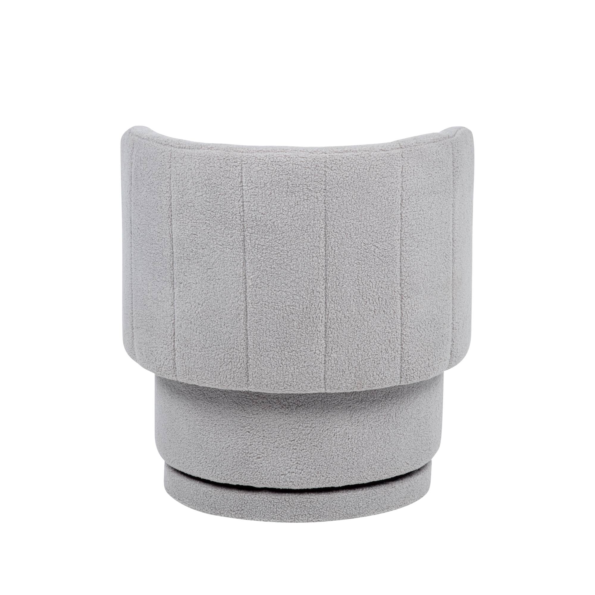 Alt View 2. GOODSILO - Modern Swivel Sofa Chair with Hidden Storage Compartment for Living Room and Bedroom - Gray.