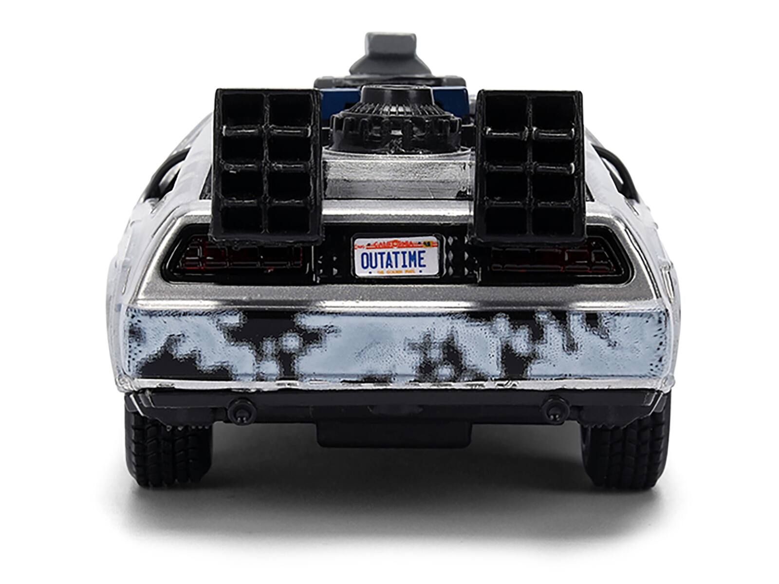 Alt View 7. Jada Toys - Back to the Future - Hollywood Rides - 1:32 40th Anniversary Time Machine Die-Cast Car (Frosty)   - COLLECTIBLES - Multicolor.