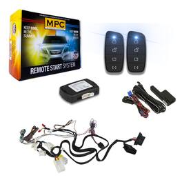 MPC - 2-Way Remote Start Kit For 2014-2017 Infiniti QX70 Push-to-Start - T-Harness - Black