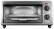 Angle. Black & Decker - 4-Slice Toaster Oven - Black/Stainless-Steel.