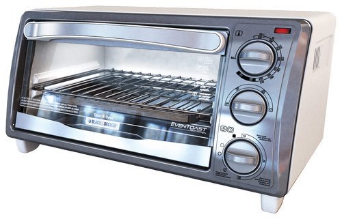 Best Buy: Black & Decker 4-Slice Toaster Oven White/Stainless-Steel  TO1313SWD