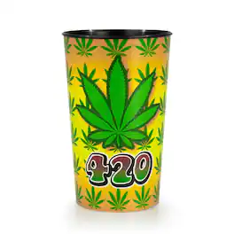 Just Funky - 420 Stoner 32oz Stadium Cup - Green